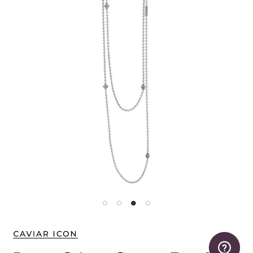 Lagos Caviar Icon Station Necklace